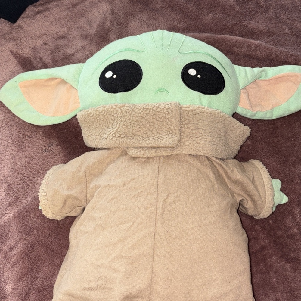 Plush Green and Tan Toy